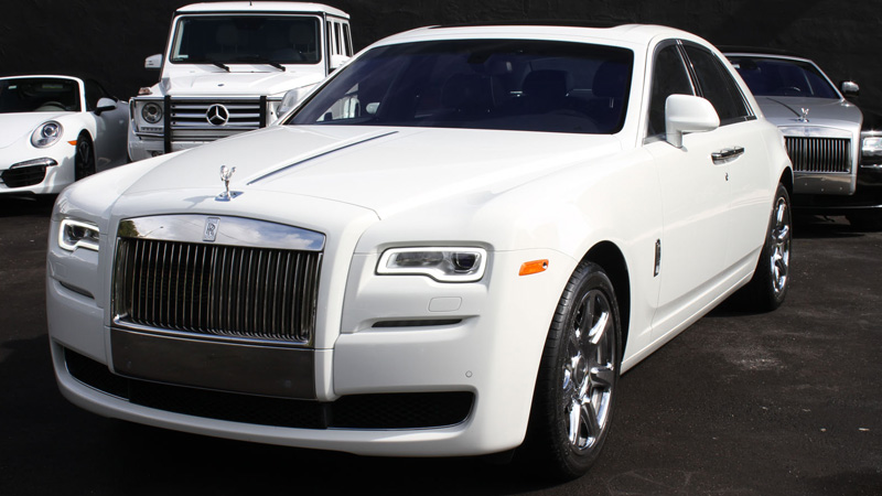 Banbury Rolls Royce Ghost Wedding Car